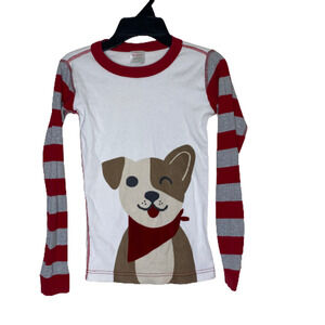 Hanna Andersson Boys 140 US 10 Long sleeve Pajama Top Dog